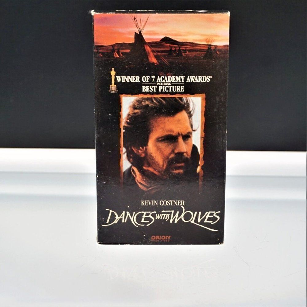 Dances With Wolves Vintage VHS Kevin Costner 1990 Orion Video